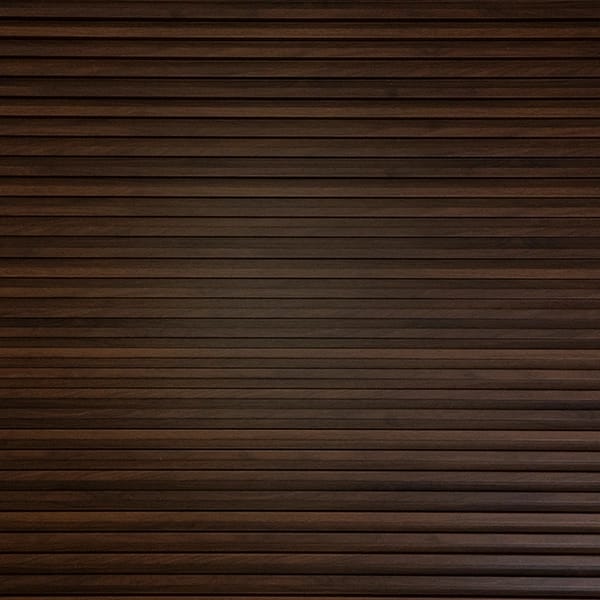 Lambrin Corrugado Para Interior Dark Walnut